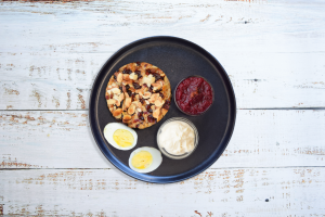 Cranberry Orange Baked Protein Oatmeal