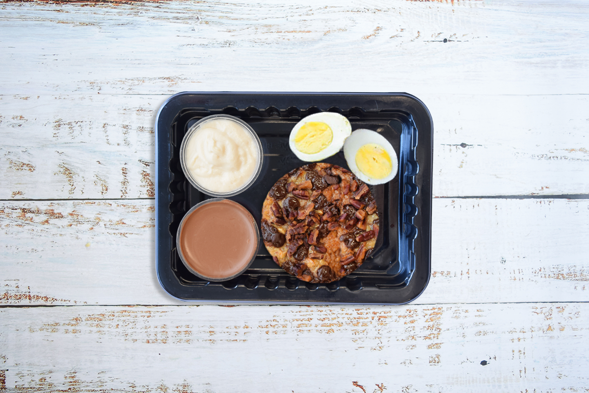 Dark Choc Pecan Baked Protein Oatmeal - Image 3