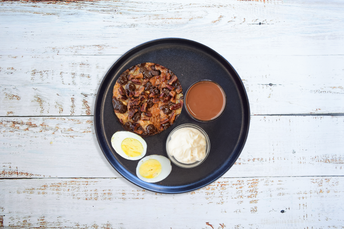 Dark Choc Pecan Baked Protein Oatmeal