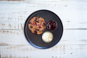 Mixed Berry Coconut Baked Protein Oatmeal